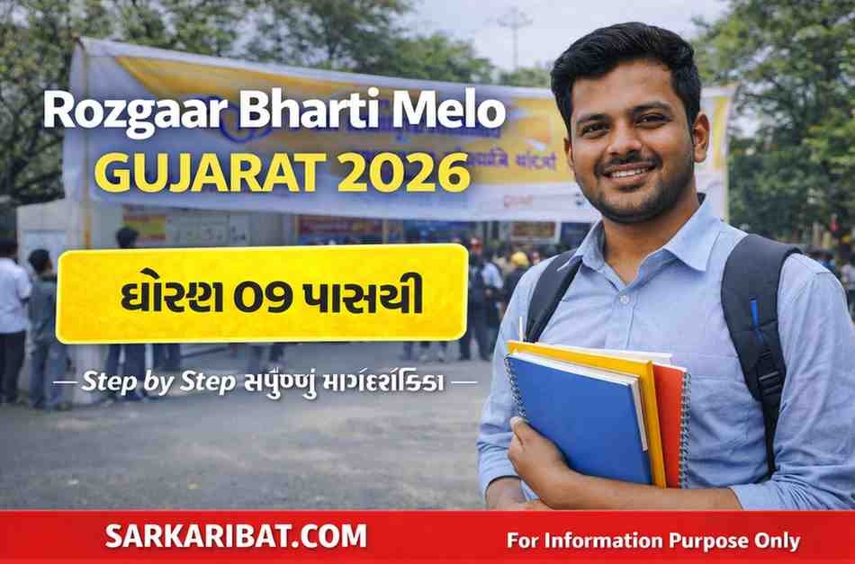 Rozgaar Bharti Melo Gujarat 2026