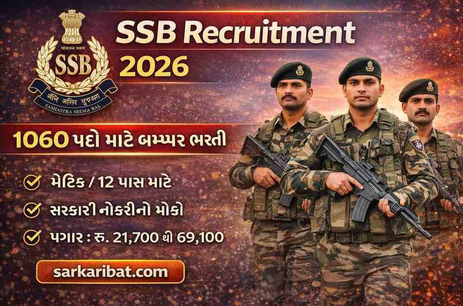 SSB ભરતી 2026